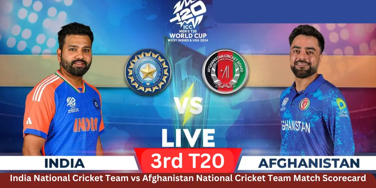 India National Cricket Team vs Afghanistan National Cricket Team Match Scorecard