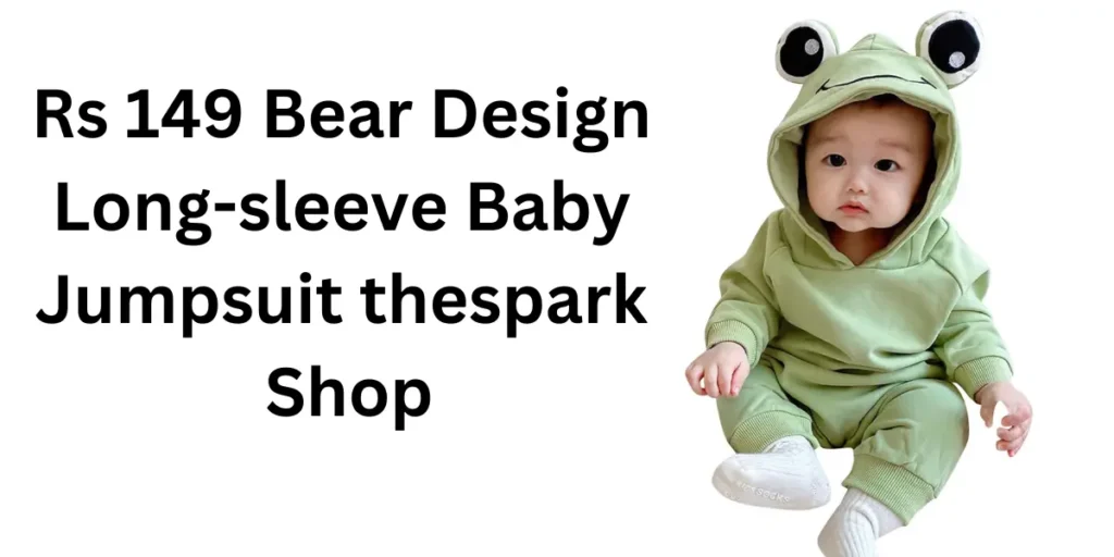 Rs 149 Bear Design Long-sleeve Baby Jumpsuit thespark Shop